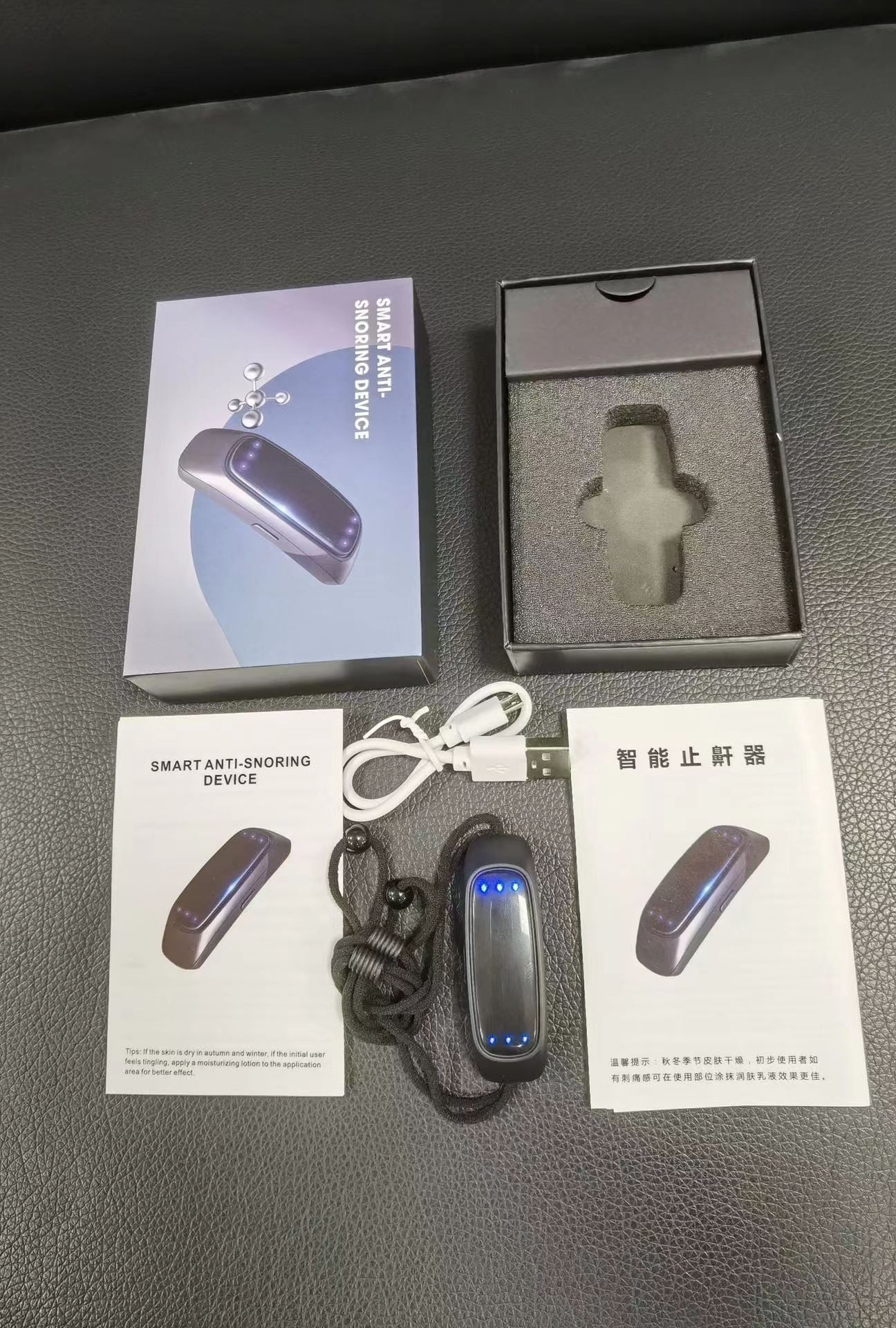 Smart Anti-Snoring Device with EMS Pulse Technology - Vital Groom