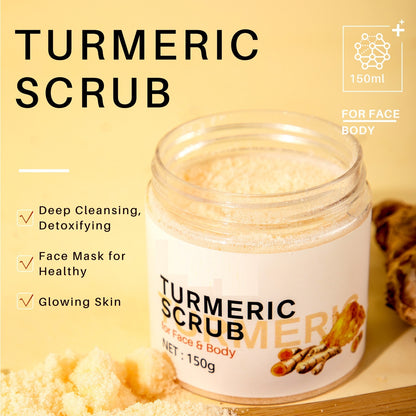 Turmeric Scrub Softens Horny Body Care - Vital Groom