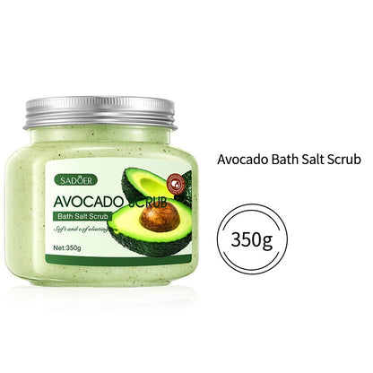 Fruit Exfoliating Bath Salt Scrub Cream - Vital Groom