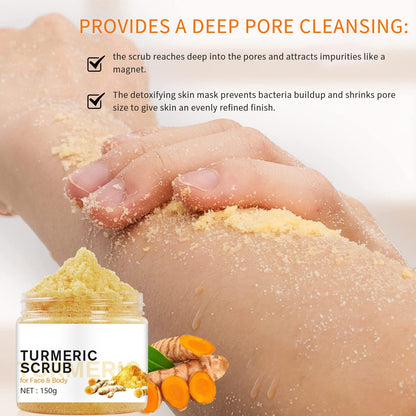 Turmeric Scrub Softens Horny Body Care - Vital Groom