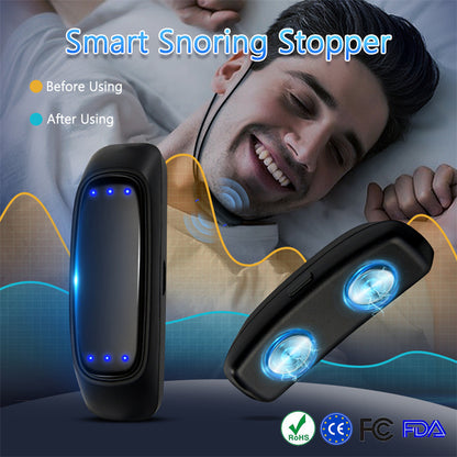 Smart Anti-Snoring Device with EMS Pulse Technology - Vital Groom