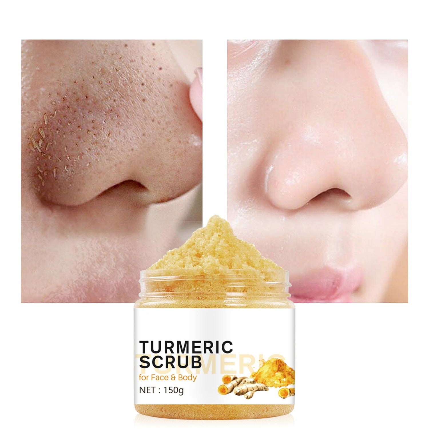 Turmeric Scrub Softens Horny Body Care - Vital Groom